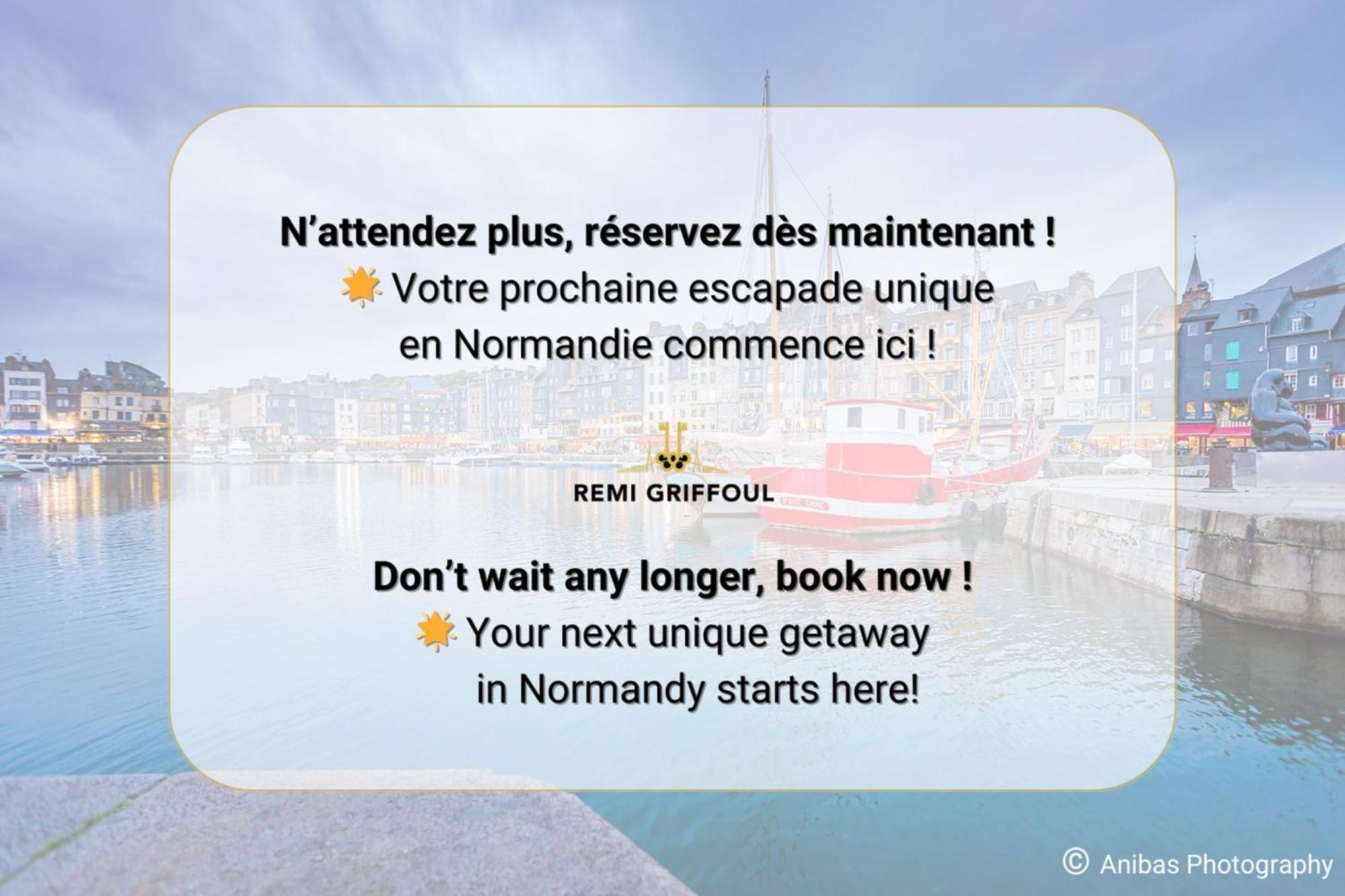 Le Manoir Des Embruns 14P - Location N1- Terrace- Public Parking 2 Min Villa Honfleur Exterior foto